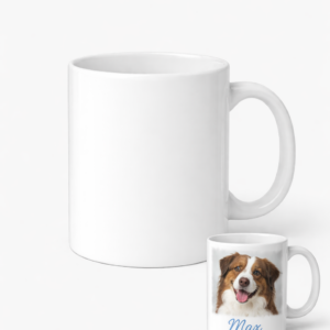 Taza cerámica blanca 325 ml